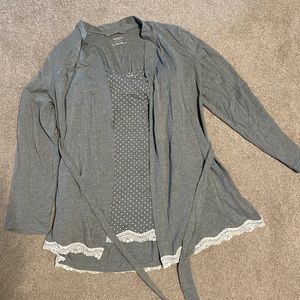 Motherhood Maternity Nursing Tank and Robe